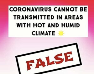 coronavirus climate myths
