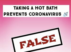 coronavirus hot bath myths