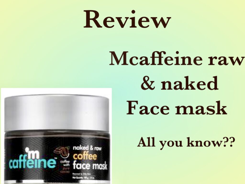 mCaffeine Face Mask