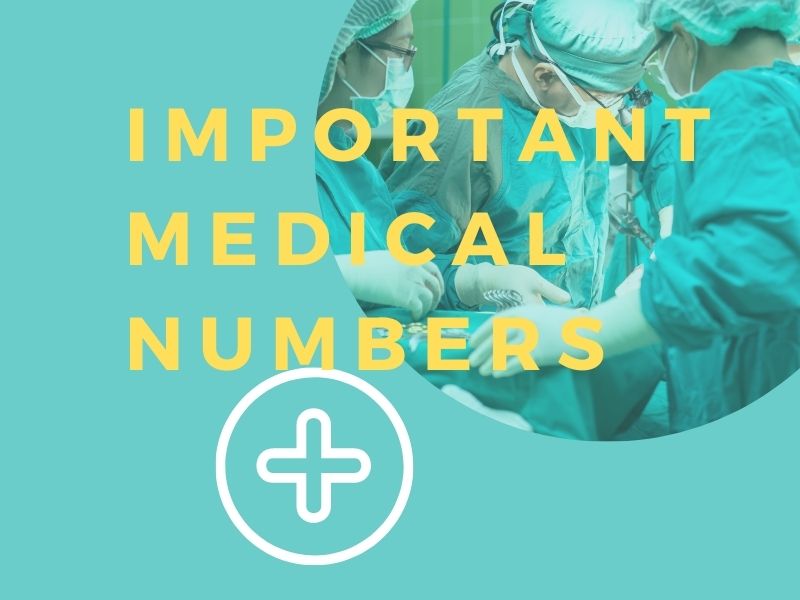 Important Medical Numbers