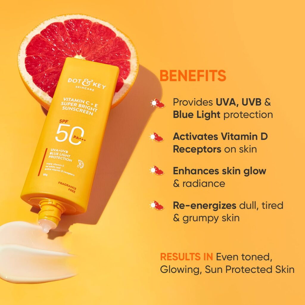Dot & Key Vitamin C + E Super Bright Sunscreen SPF 50 Review