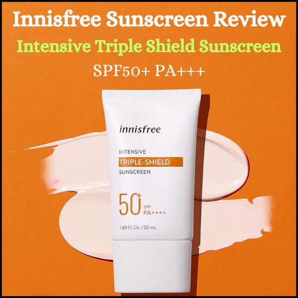 Innisfree Intensive Triple Shield Sunscreen SPF50+ PA+++ ( REVIEW