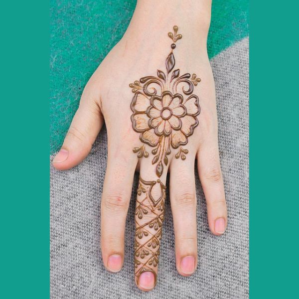 very easy mehndi design 2023 new style simple and back side mehndi design  for wonderful hand decoration