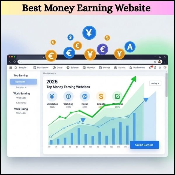 Earning Many Best Money Earning Website | पैसे कमाने वाली टॉप वेबसाइट्स 2025 : - Zaivoo