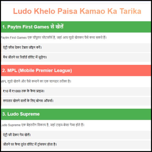 Ludo Khelo Paisa Kamao Ka Tarika 