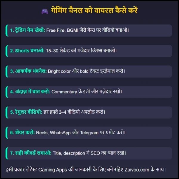 गेमिंग चैनल को वायरल कैसे करें – आसान और पक्के तरीके। गेमिंग चैनल को वायरल कैसे करें – आसान और पक्के तरीके।