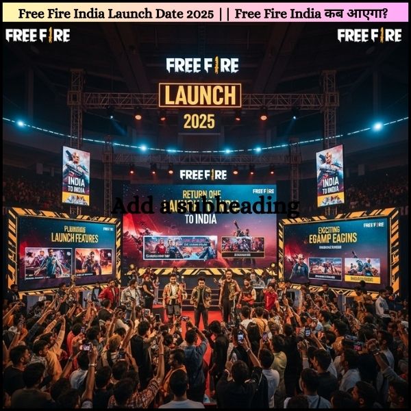 Free Fire India Launch Date 2025 || Free Fire India कब आएगा?