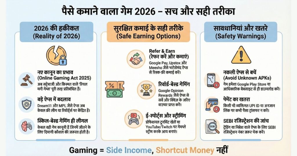 Paisa Kamane Wale Game 2026 – Safe Online Earning Games की पूरी जानकारी