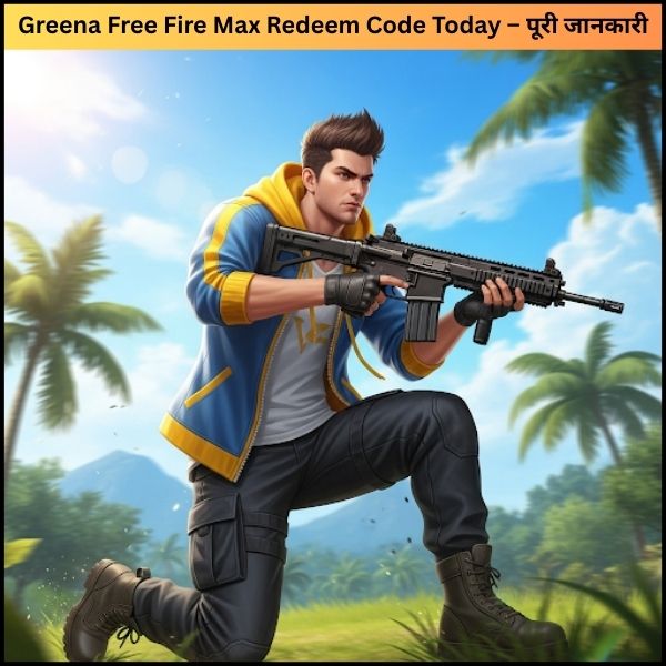Greena Free Fire Max Redeem Code Today – पूरी जानकारी