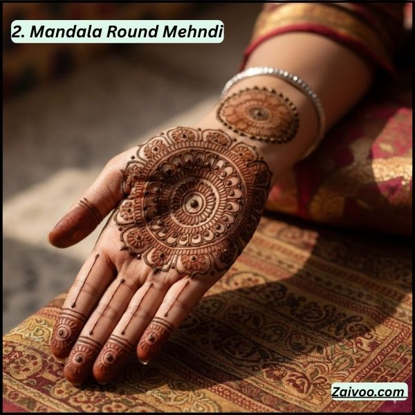 2. Mandala Round Mehndi