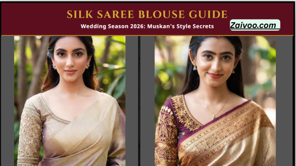 Silk Saree Blouse Designs for Wedding Season