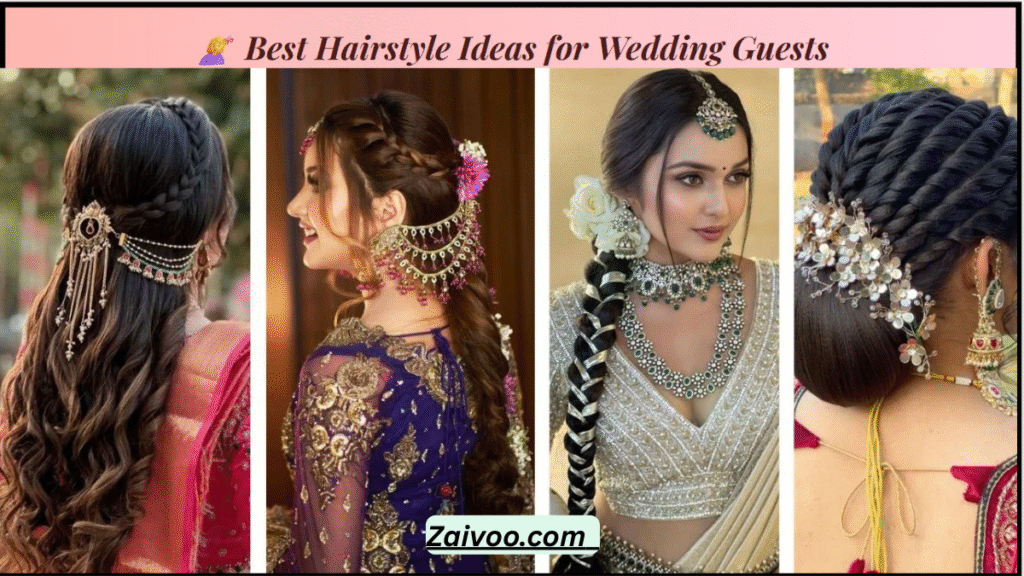 Hairstyle Ideas for Wedding Guests – शादी में जाने वालों के लिए परफेक्ट हेयरस्टाइल गाइड