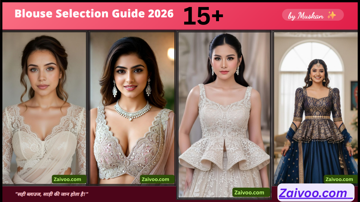 15+ लेटेस्ट ब्लाउज डिजाइन