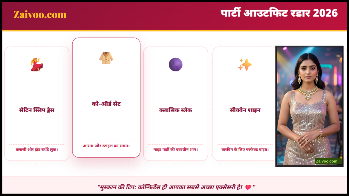 लड़कियां पार्टी में क्या पहनें? 2026