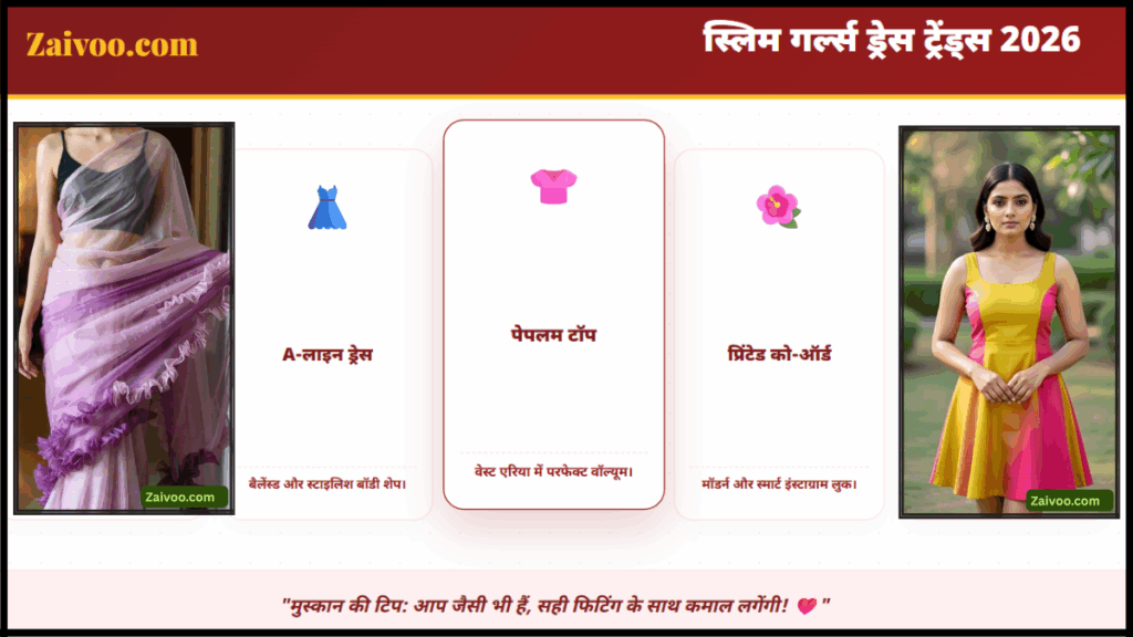 दुबली लड़कियों के लिए ड्रेस? 2026