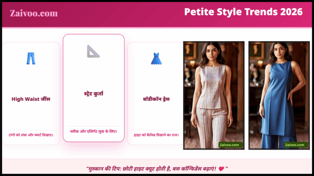 छोटी हाइट की लड़कियों के लिए ड्रेस 2026