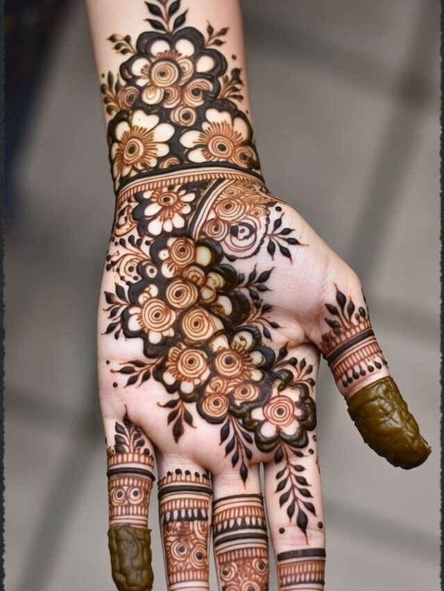 Easy Mehndi Designs You’ll Love Simple & Beautiful (1)