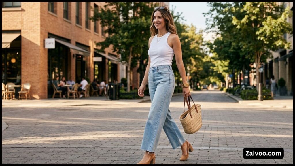 Best Heels with Jeans for Girls 2026 India  मुस्कान की Styling Guide (Kitten & Block Heels)