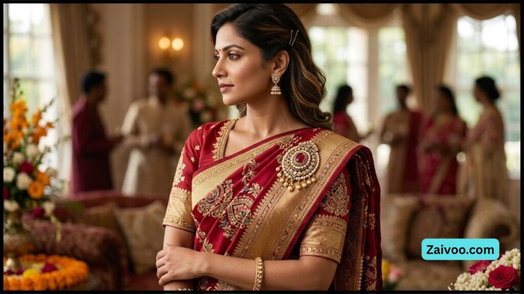 Brooch Styling with Ethnic Wear 2026  मुस्कान की Statement Jewellery Guide (For Girls)