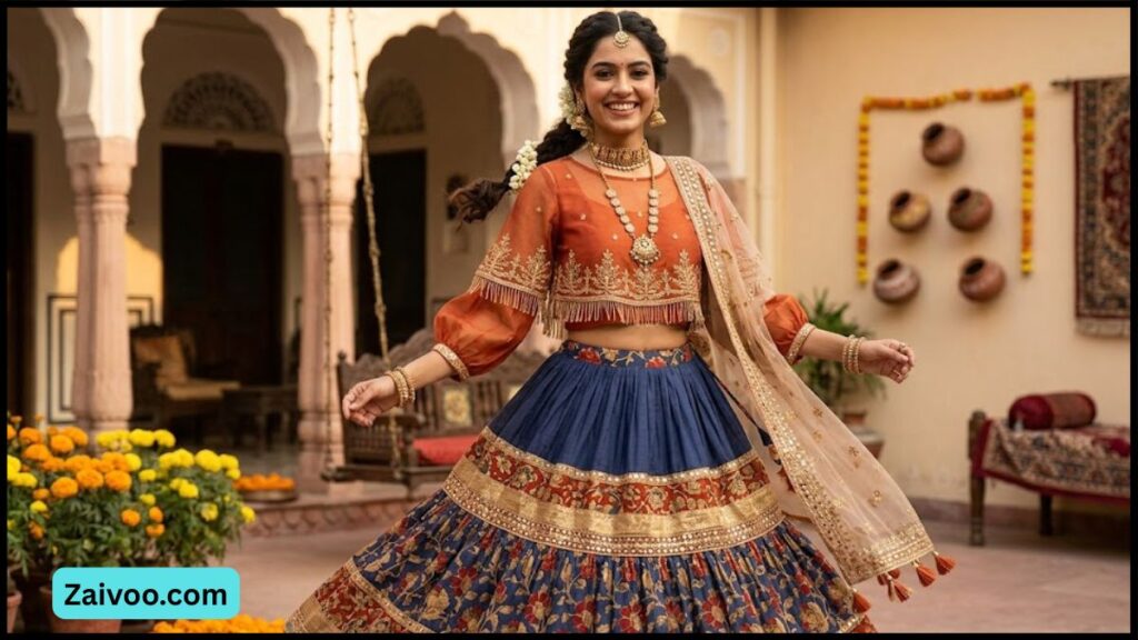 Crop Top with Lehenga 2026  मुस्कान की Bridal & Party Wear Styling Guide (For Girls)