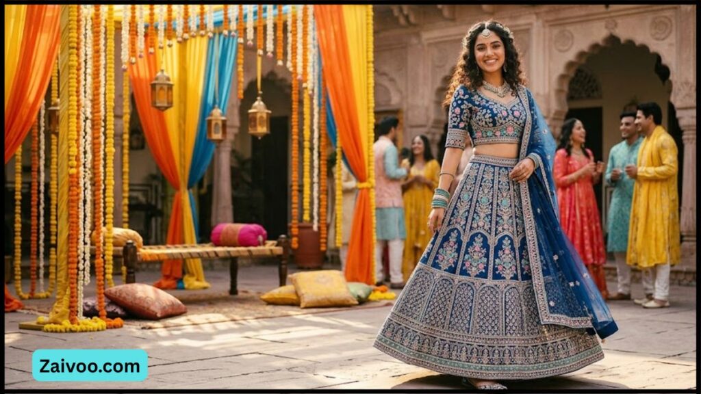 Crop Top with Lehenga 2026  मुस्कान की Bridal & Party Wear Styling Guide (For Girls)