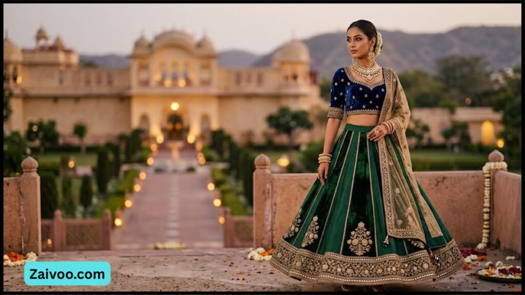 Crop Top with Lehenga 2026  मुस्कान की Bridal & Party Wear Styling Guide (For Girls)