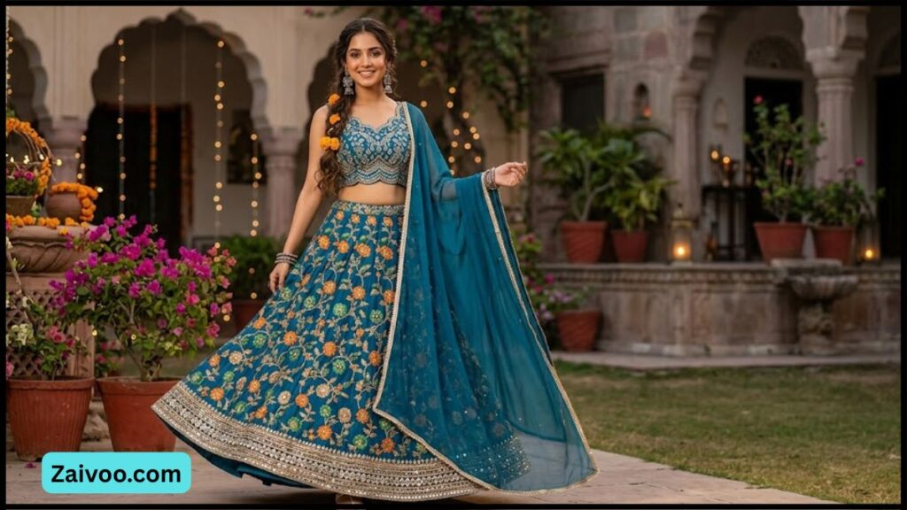Crop Top with Lehenga 2026  मुस्कान की Bridal & Party Wear Styling Guide (For Girls)