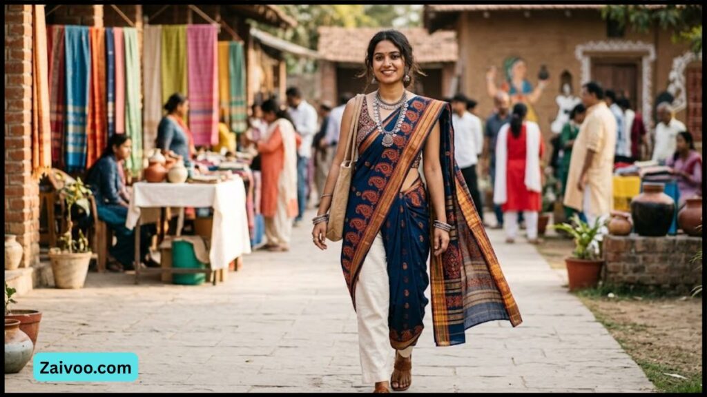 Handloom Saree Trends 2026  मुस्कान की Styling Guide (Traditional + Modern Look)