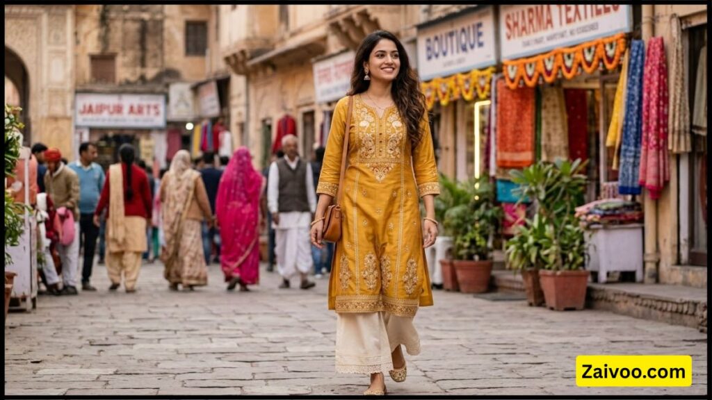 Indo-Western Outfits for Girls 2026 Modern Fusion Kurtis & Co-ord Sets (11)