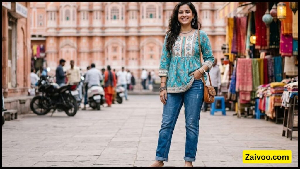 Indo-Western Outfits for Girls 2026 Modern Fusion Kurtis & Co-ord Sets (11)