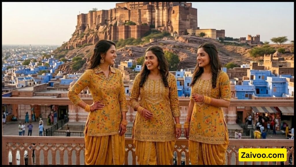 Indo-Western Outfits for Girls 2026 Modern Fusion Kurtis & Co-ord Sets (11)