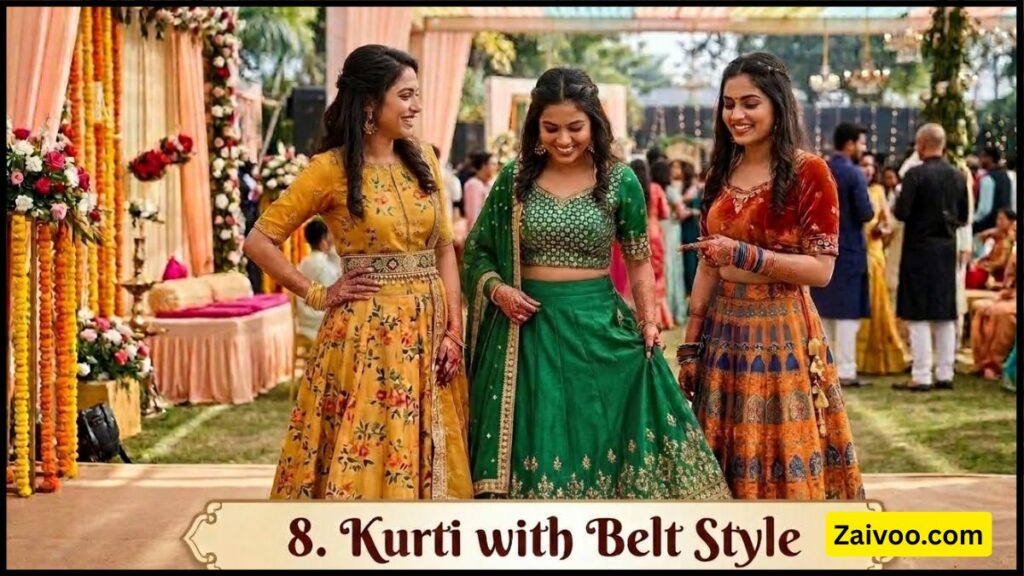 Indo-Western Outfits for Girls 2026 Modern Fusion Kurtis & Co-ord Sets (11)