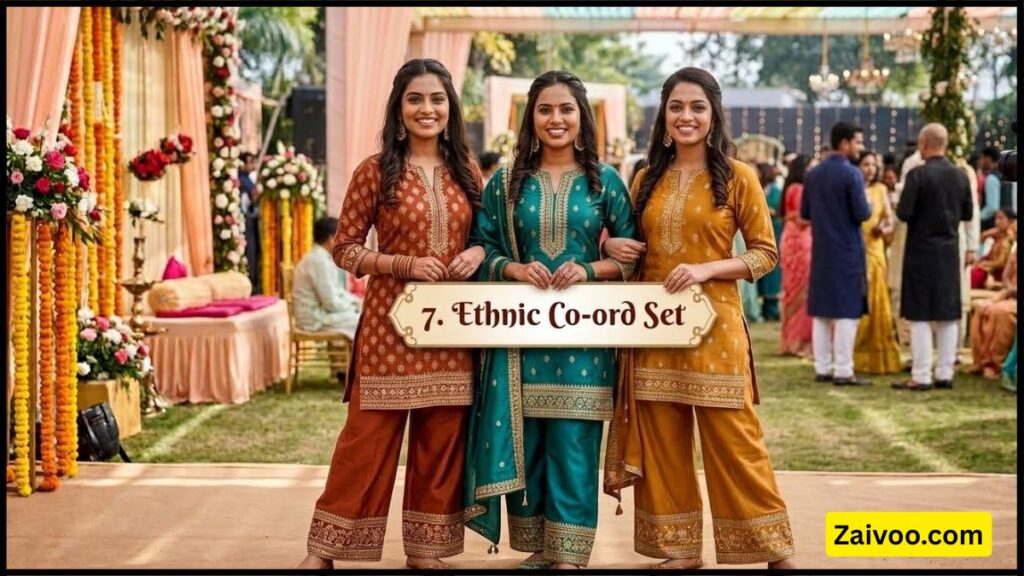 Indo-Western Outfits for Girls 2026 Modern Fusion Kurtis & Co-ord Sets (11)