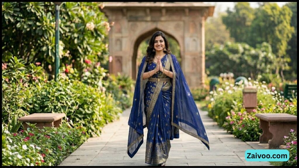 Pre Draped Saree 2026 India मुस्कान की Easy Styling Guide (1)