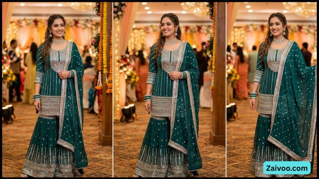 Sharara Sets 2026 India  मुस्कान की Festive & Wedding Styling Guide