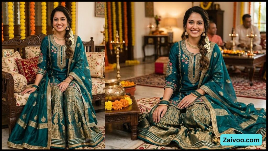 Sharara Sets 2026 India  मुस्कान की Festive & Wedding Styling Guide