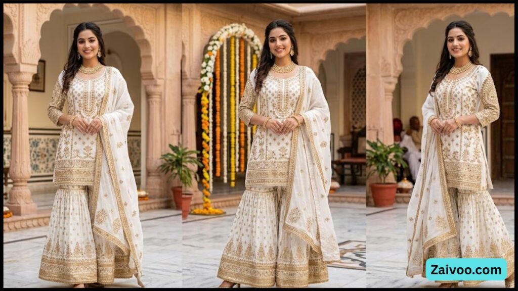 Sharara Sets 2026 India  मुस्कान की Festive & Wedding Styling Guide