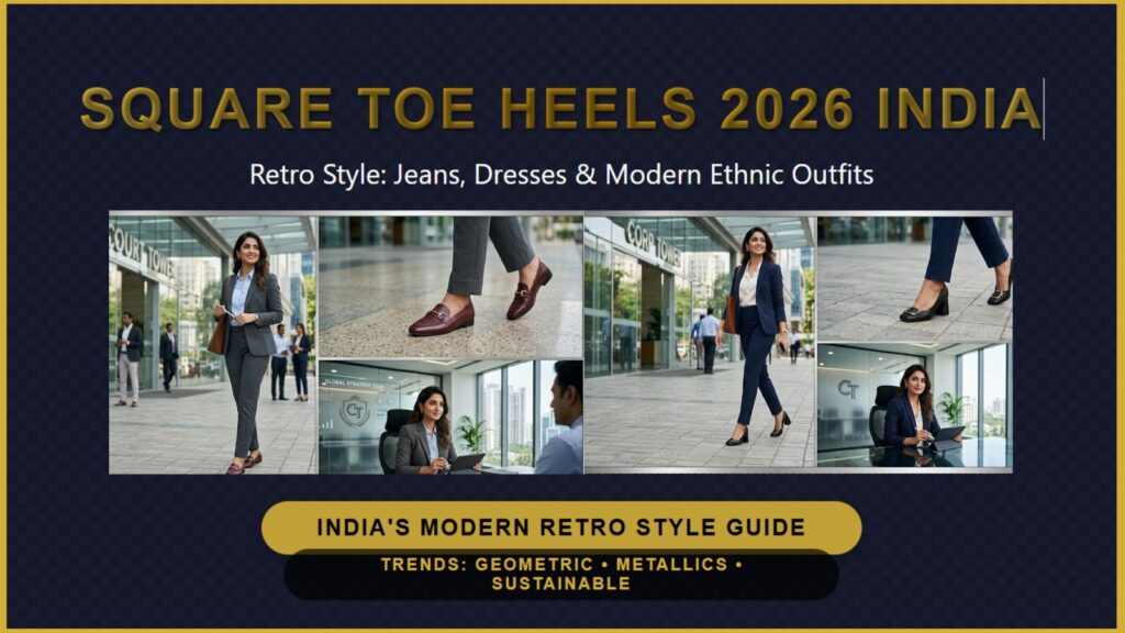 Square Toe Heels 2026 India Retro Style with Jeans, Dresses & Modern Ethnic Outfits (2)