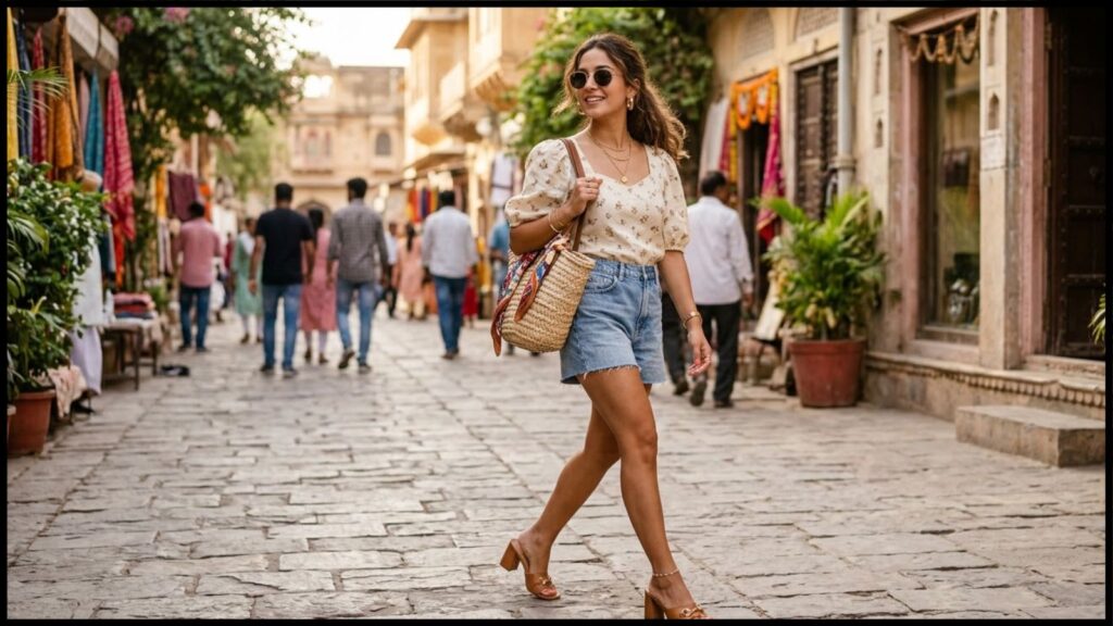 Square Toe Heels 2026 India Retro Style with Jeans, Dresses & Modern Ethnic Outfits (2)