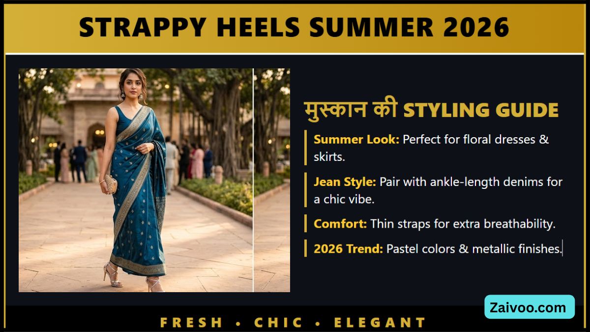 Strappy Heels for Summer 2026 मुस्कान की Stylish Guide