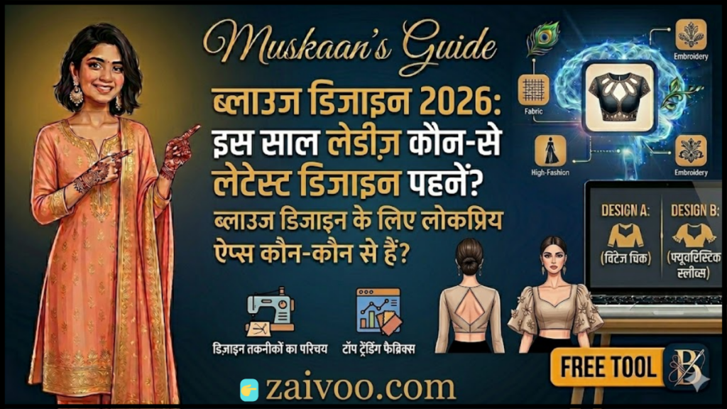 ब्लाउज डिजाइन 2026: इस साल लेडीज़ कौन-से लेटेस्ट डिजाइन पहनें?