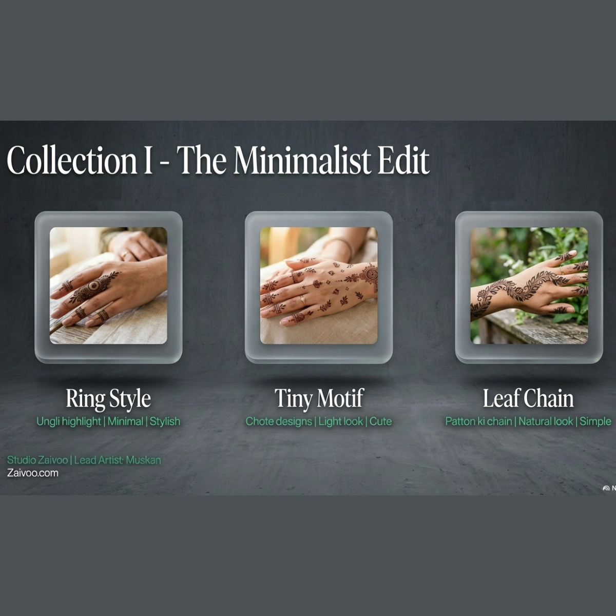 100 Premium Green and Brown Elegant Mehndi Designs