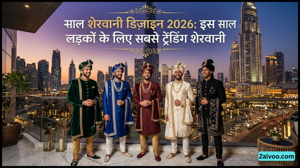 latest sherwani design 2026