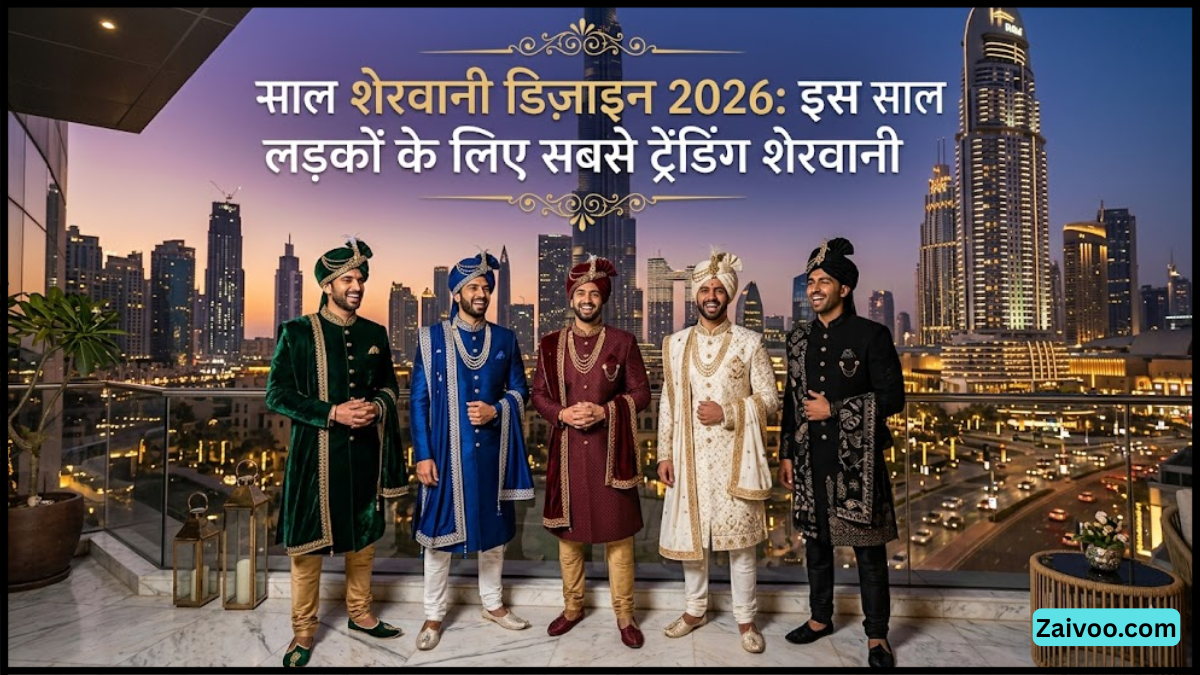 latest sherwani design 2026
