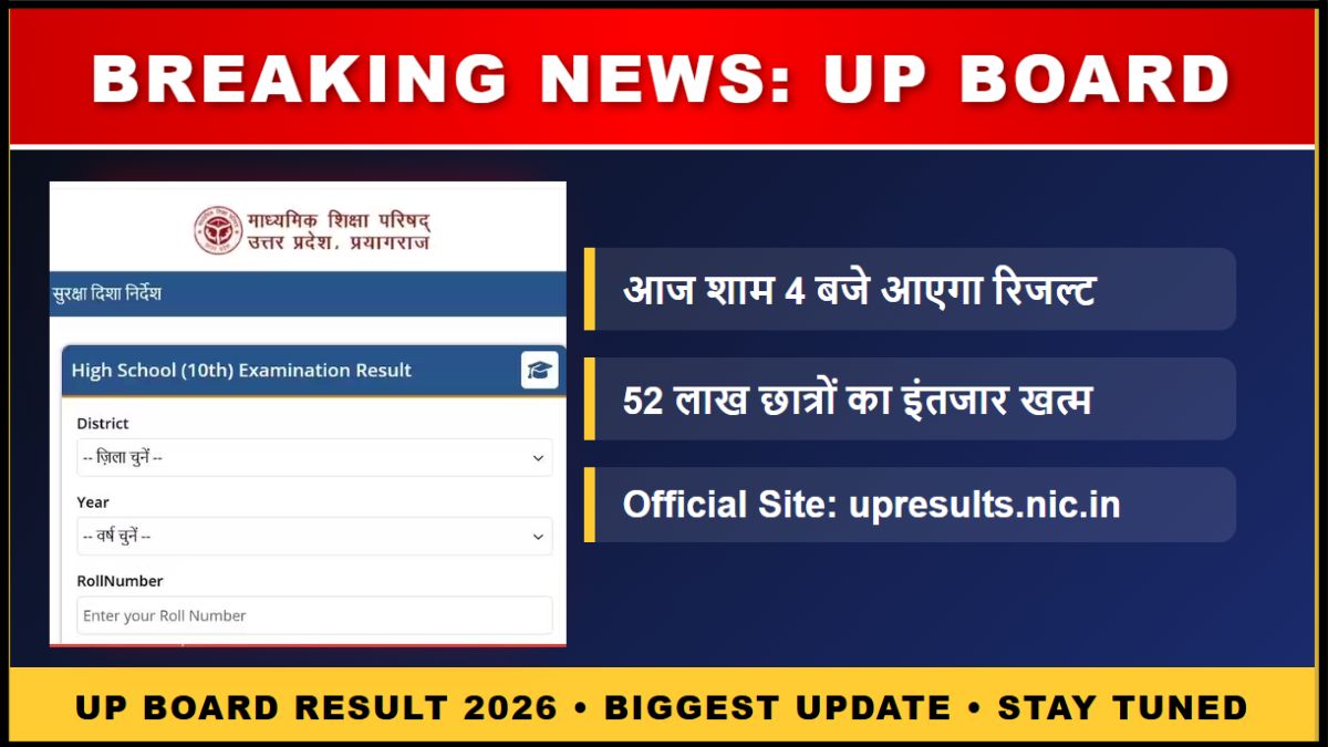 UP Board Result 2026