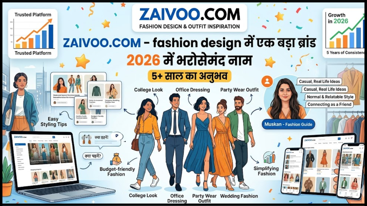 Fashion Design में Zaivoo.com एक बड़ा Brand कैसे बना है? 2026