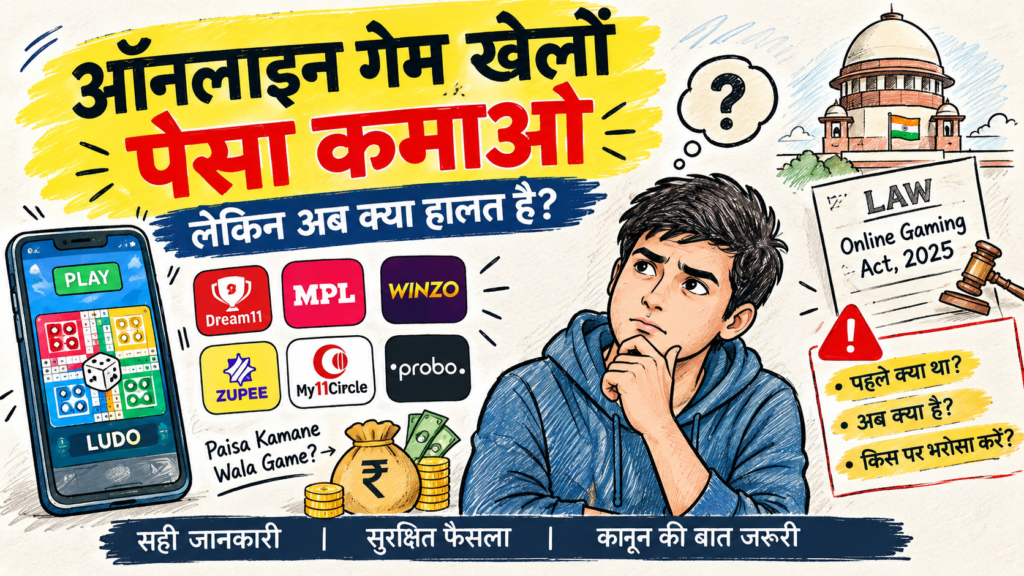 ऑनलाइन गेम खेलों पैसा कमाओ लेकिन अब क्या हालत है (2) ऑनलाइन गेम खेलों पैसा कमाओ लेकिन अब क्या हालत है